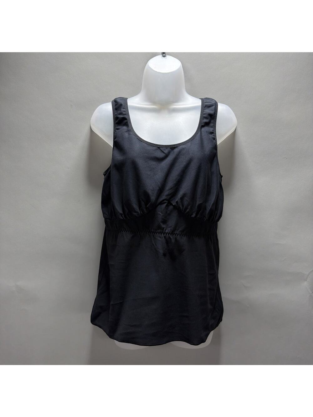 Amoena Michelle Camisole USA Large Breast Post Surgical Recovery Black 2105